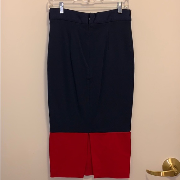 ASOS ColorBlock MIDI Skirt - Picture 2 of 2
